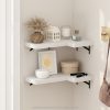 Furinno Tanna 15-Inch Wall Mounted Floating Display Shelves, Set of 4 - Thumbnail Image 6