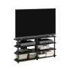 Furinno Econ Easy Assembly 4-Tier Corner TV Stand for TV up to 55-Inch - Thumbnail Image 4
