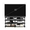 Furinno Econ Easy Assembly 4-Tier Corner TV Stand for TV up to 55-Inch - Thumbnail Image 5