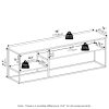 Furinno Moretti Modern Lifestyle TV Stand for TV up to 78 Inch - Thumbnail Image 2