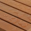 Furinno Tioman Hardwood Outdoor Patio End Table, Side Table in Teak Oil - Thumbnail Image 8
