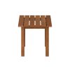Furinno Tioman Hardwood Outdoor Patio End Table, Side Table in Teak Oil - Thumbnail Image 3