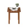 Furinno Tioman Hardwood Outdoor Patio End Table, Side Table in Teak Oil - Thumbnail Image 5