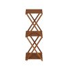 Furinno Tioman Outdoor Toolless Multipurpose Folding Display Shelf, Plant Stand, Side Table, 3-Tier - Thumbnail Image 3