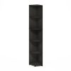Furinno Econ 5-Tier Corner Shelf Bookcase, Bookshelf - Thumbnail Image 1