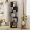Furinno Econ 5-Tier Zigzag Corner Shelf Bookcase, Bookshelf - Thumbnail Image 6