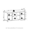 Furinno Classic TV Stand with Shelves for TV up to 55 Inch - Thumbnail Image 2