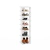 Furinno Compact 8-Tier Vertical Space Saving Free Standing Shoe Tower, Shoe Rack for Closet Entryway - Thumbnail Image 4