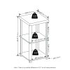 Furinno Turn-N-Tube Classic 3-Tier End Table, Side Table - Thumbnail Image 2
