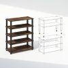 Furinno Turn-S-Tube 3-Tier Multipurpose Standing Shelves, Set of 2 - Thumbnail Image 3