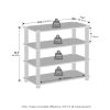 Furinno Turn-S-Tube 4-Tier Multipurpose Standing Shelves, Set of 2 - Thumbnail Image 2