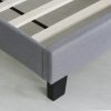 Furinno Laval Double Row Nail Head Bed Frame - Thumbnail Image 4