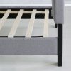 Furinno Laval Double Row Nail Head Bed Frame - Thumbnail Image 7