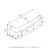Furinno JAYA Large Entertainment Center Hold up to 55-IN TV - Thumbnail Image 2
