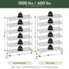 Furinno Wayar 6-Tier Metal Storage Shelf Rack, 48 x 18 x 78 - Thumbnail Image 2